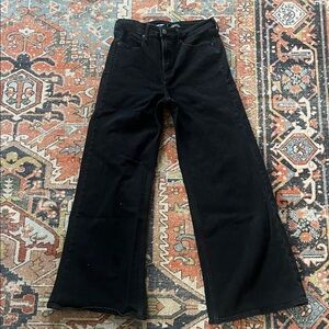 Old Navy Black Super Wide-Leg Jeans